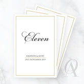 TN07 CUSTOM NUMBERS IN WORDS SCRIPT FONT, NAMES & DATE - Ooh Aah Invitations